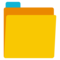 File Folder emoji on Emojione
